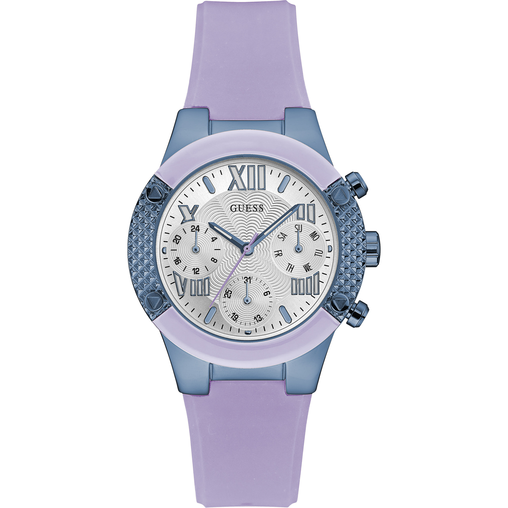 Reloj Guess W0958L2 Mujer Analogico Cuarzo con Correa de Silicona