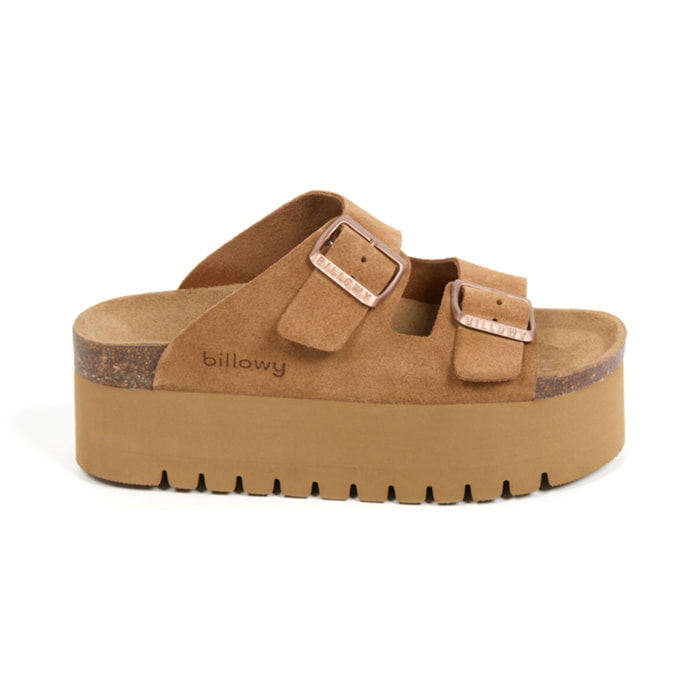 Sandalo Piattaforma Donna Marrone BILLOWY MARRONE
