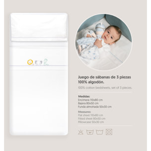 Triptico Coche Selva Blanco