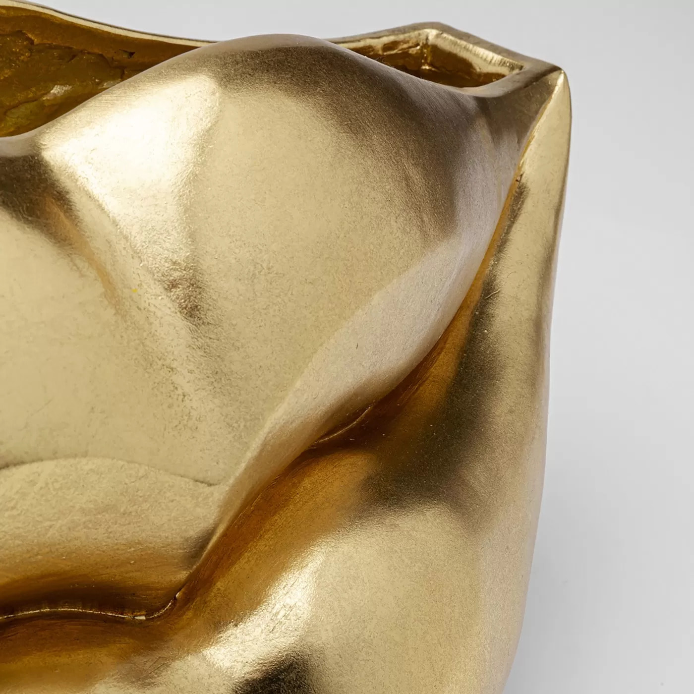 Vase lèvres dorées Kare Design