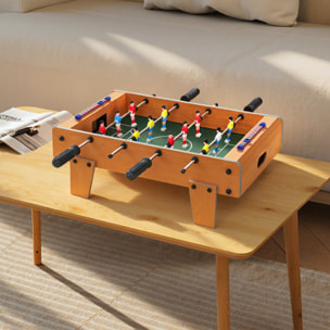 Mini babyfoot de table tableaux de score 2 balles dim. 50x50x18cm