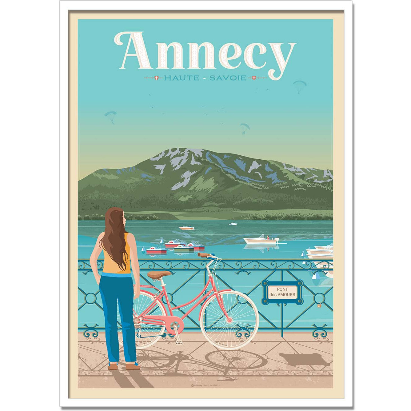 Affiche - Annecy - Olahoop Travel Posters