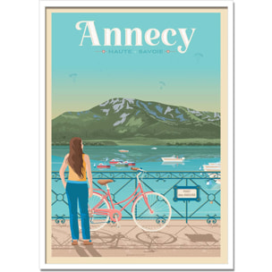 Affiche - Annecy - Olahoop Travel Posters