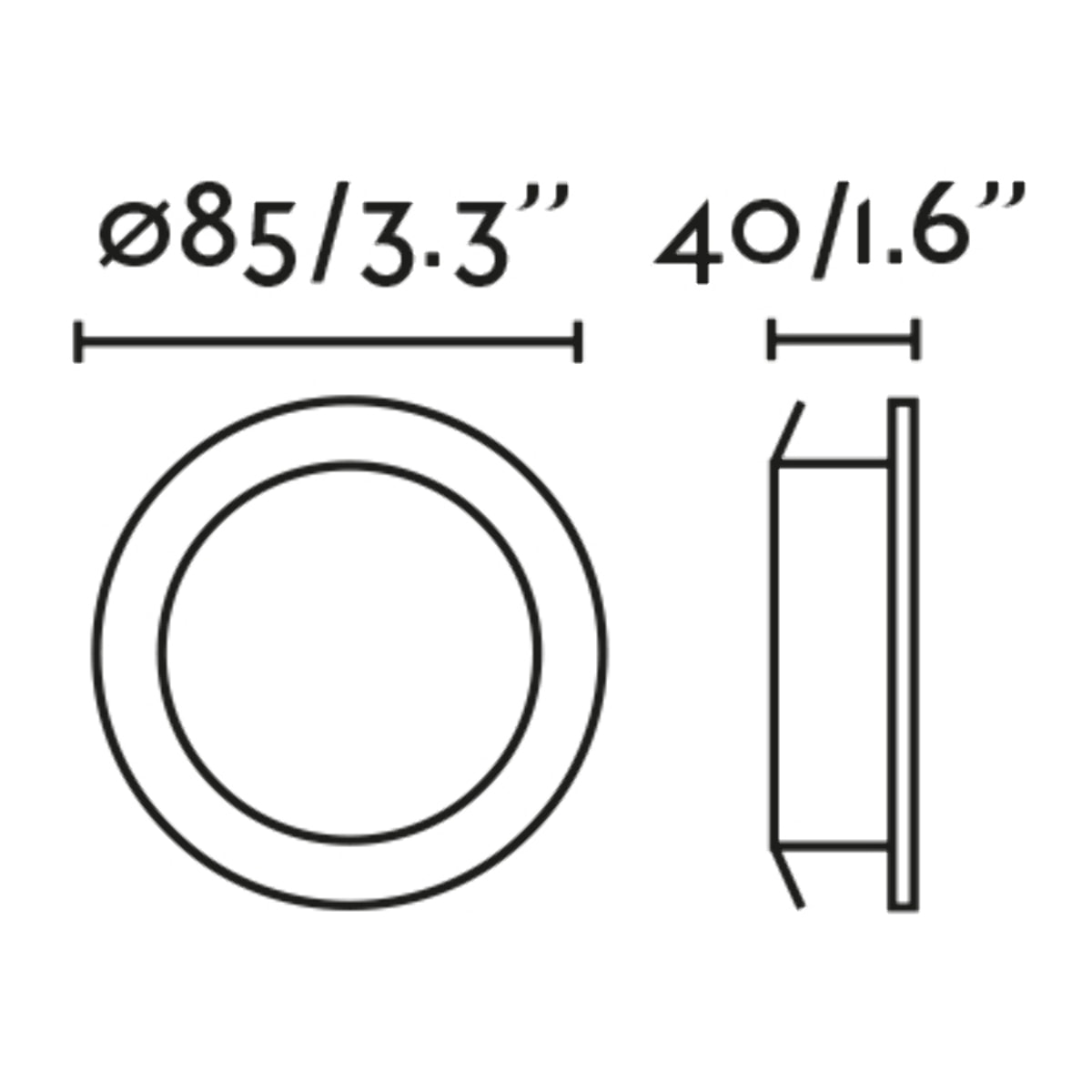 NAIS Lámpara empotrable orientable blanco