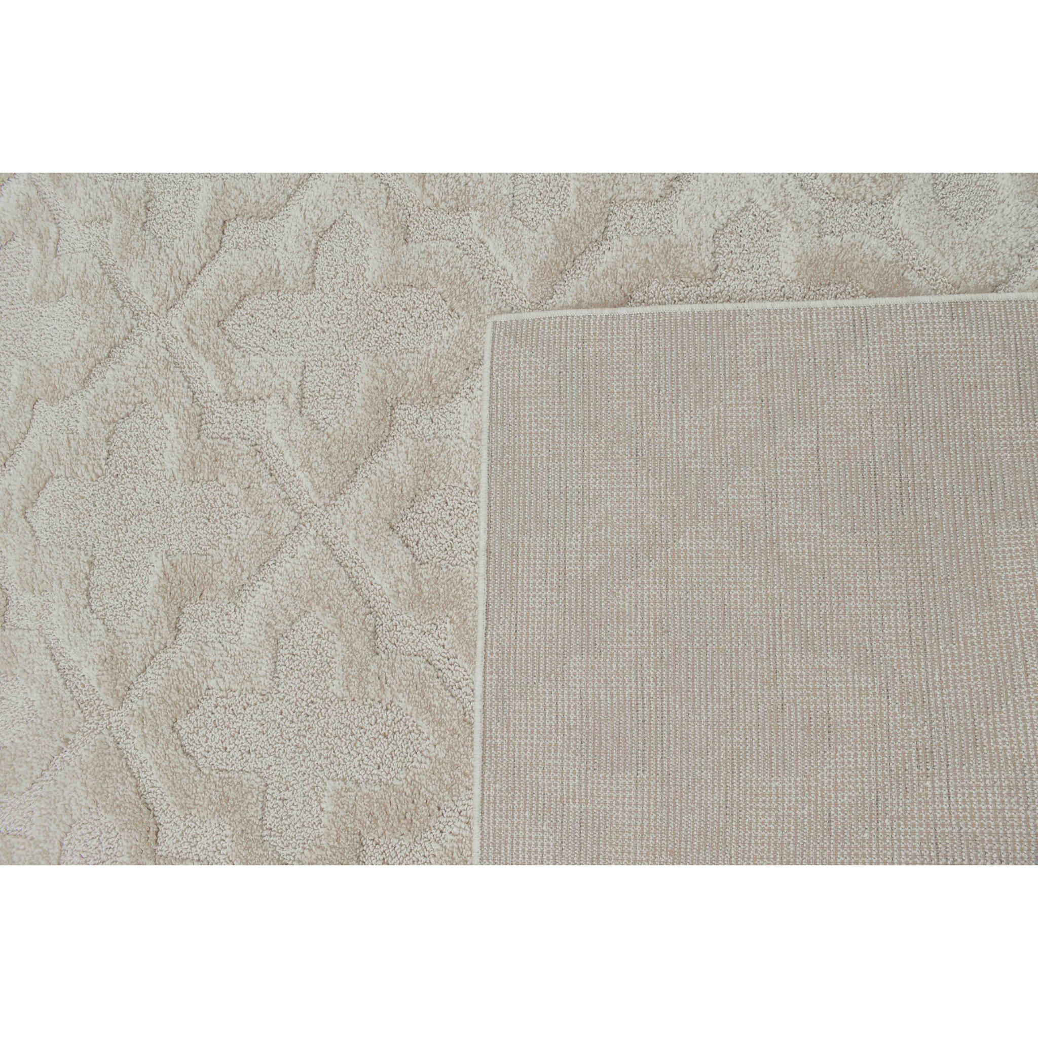 HARMONIE - Tapis motif géométrique crème