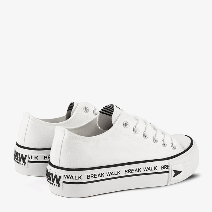 Zapatillas Bajas en Blanco