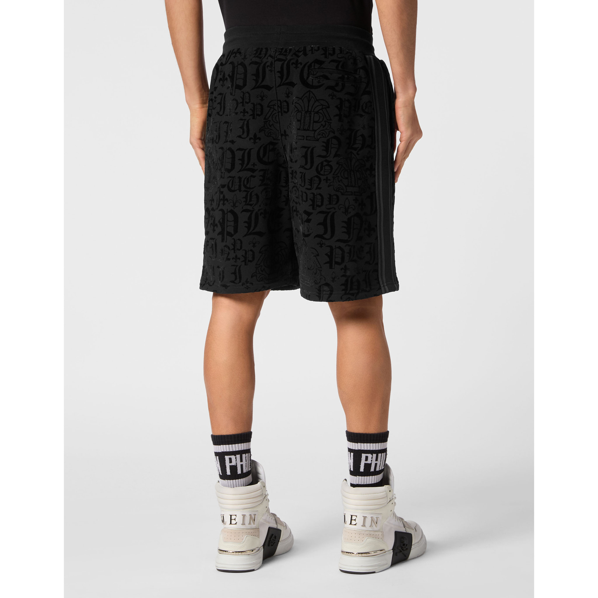 PHILIPP PLEIN Sport Shorts GOTHIC PLEIN