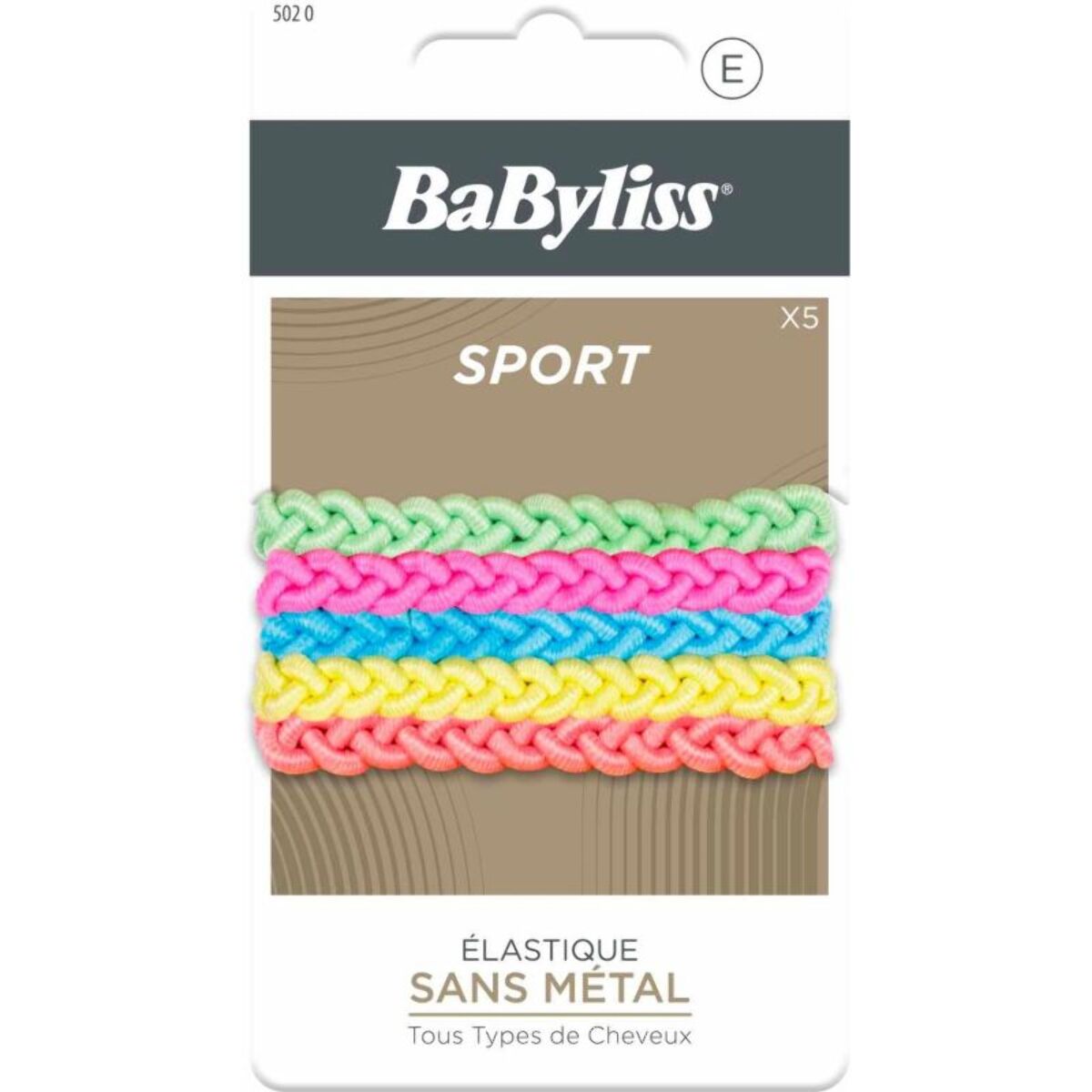 Elastique cheveux BABYLISS sans métal X5
