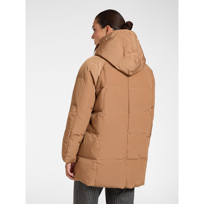 Elena Mirò - Piumino in nylon trapuntato - Beige