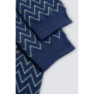 Confezione da 3 calzini alti stampati