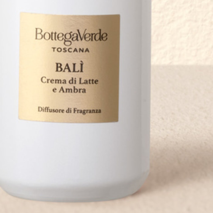 Balì - CREMA DI LATTE E AMBRA - Diffusore di fragranza con stick