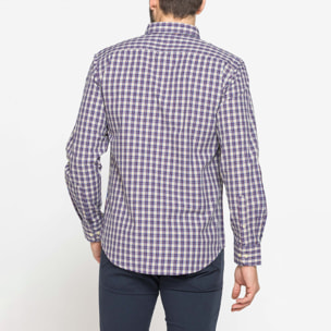 CAMICIA BUTTON-DOWN CON MANICA LUNGA E TASCHINO