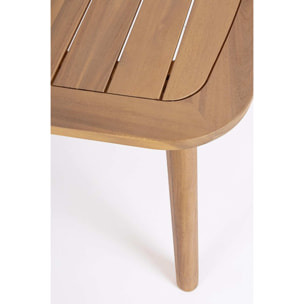 Tavolo fisso GIRONA in legno di acacia, 183×99 cm