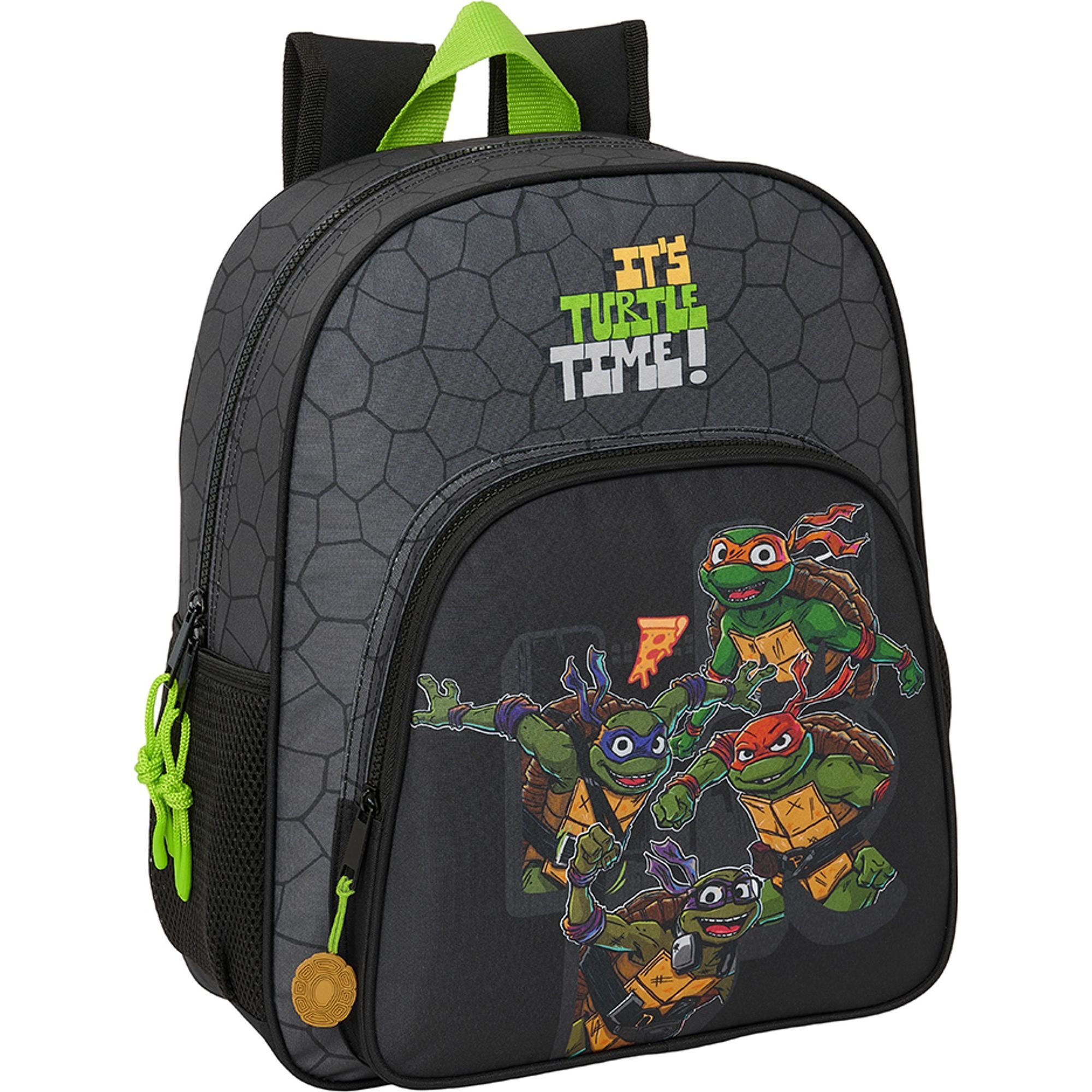 Mochila junior adapt.carro tortugas ninja