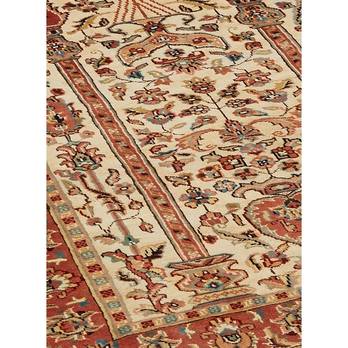 Authentique Tapis d'Orient fait main en soie FURE