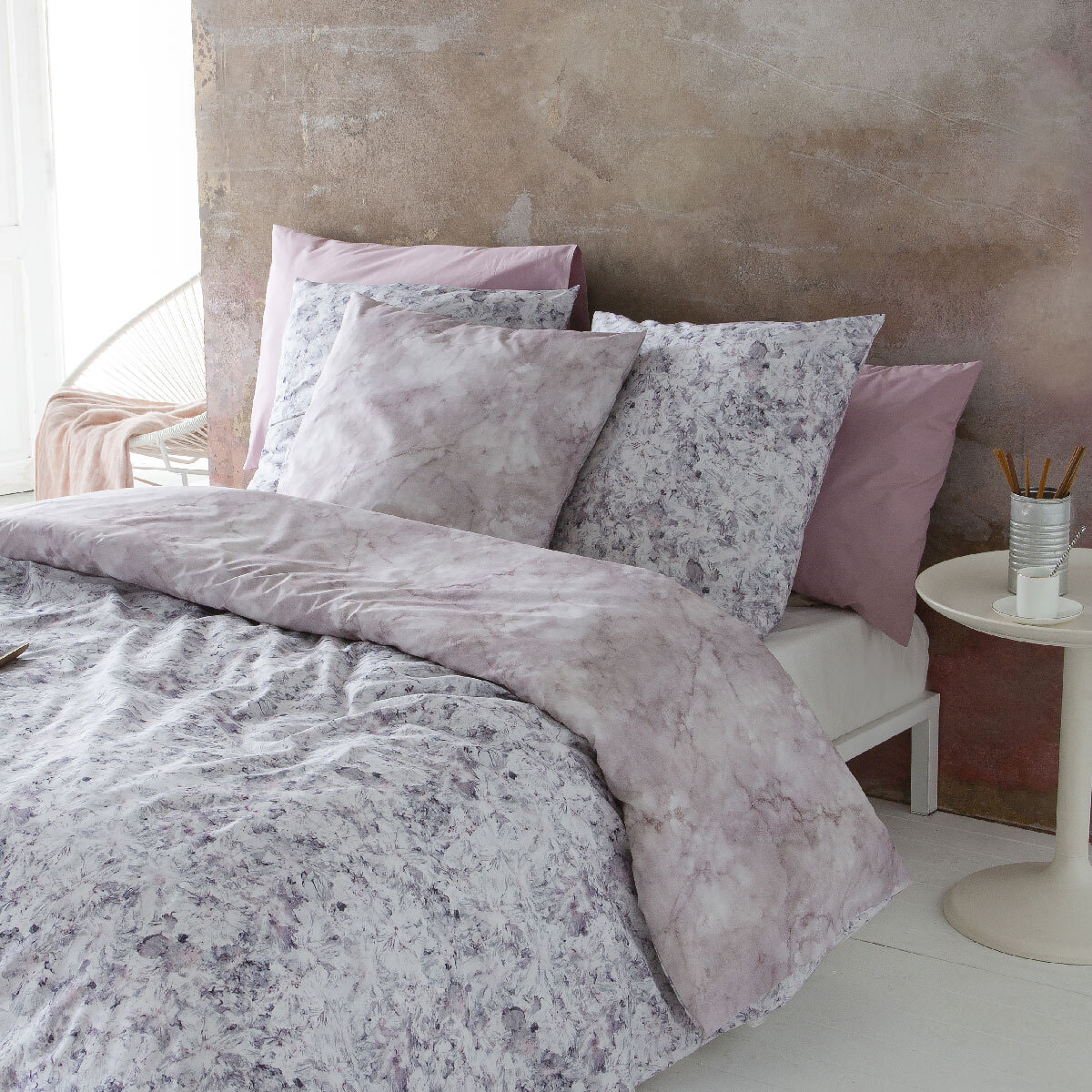 Housse de couette réversible en coton ZOME - vendue seule -