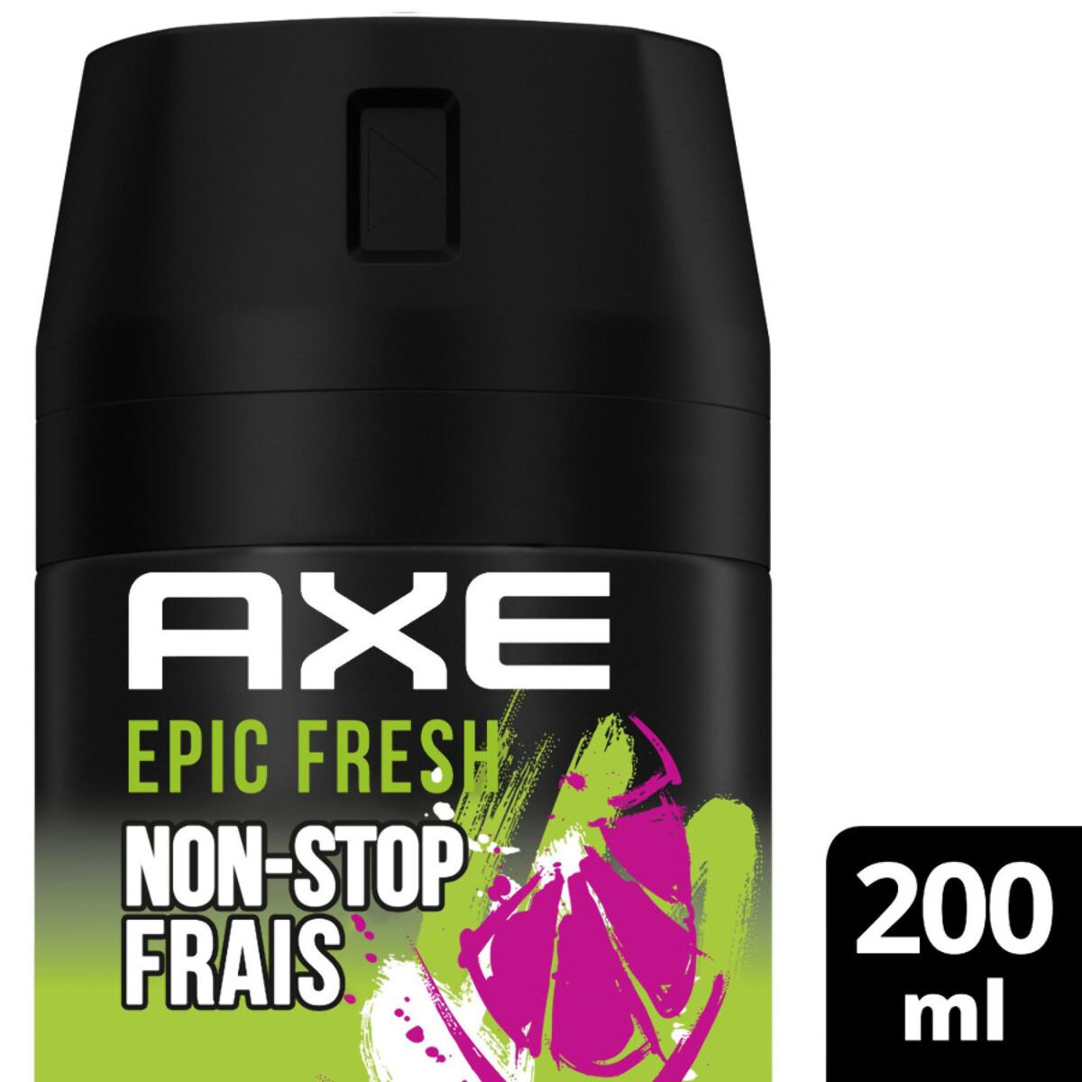 Pack de 4 Axe Déodorants Epic Fresh (4x200ml)