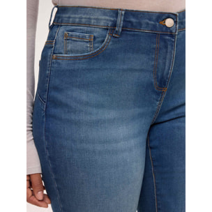 Fiorella Rubino - Jeans Bootcut lavado washed - Azul