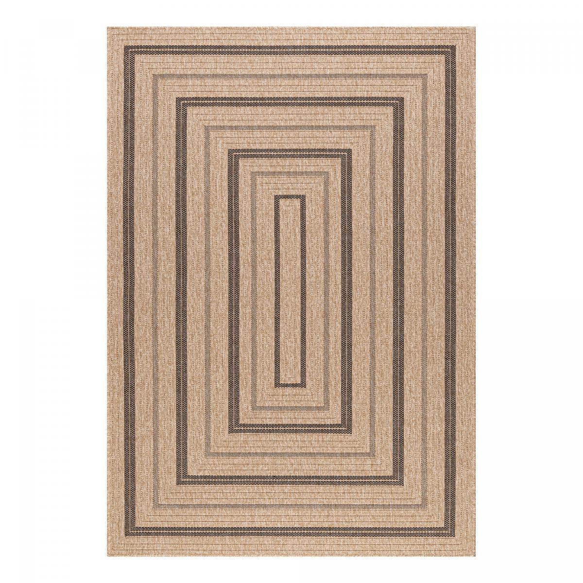Tapis extérieur tissé kilim rectangle GEBI