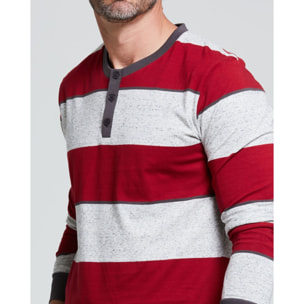 Pigiama lungo jersey di cotone e interlock Foppolo