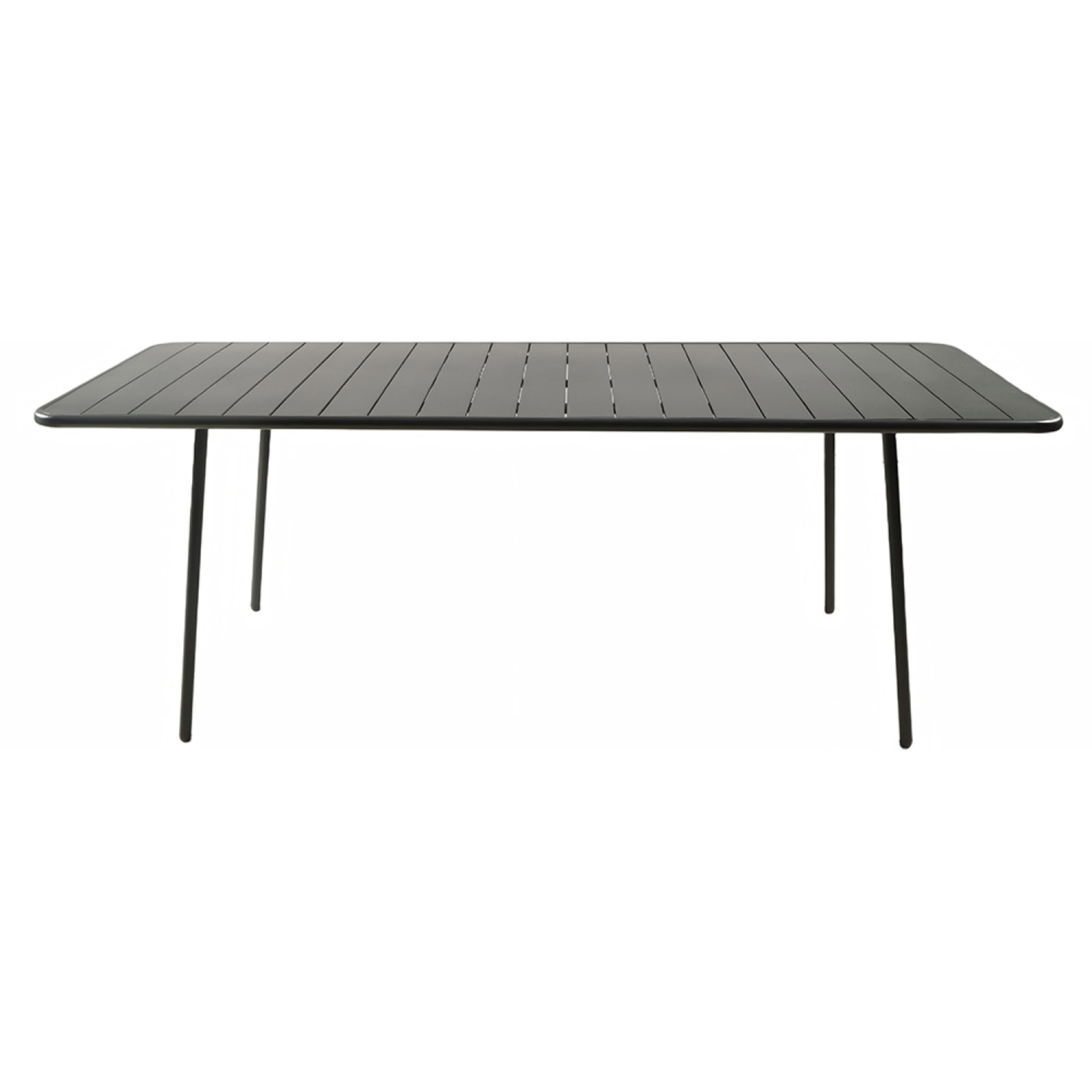 EVORA Table de jardin 8/10 places 200cm gris foncé
