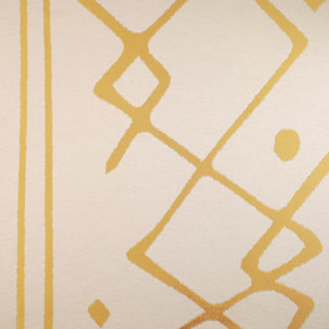 Tissu d'ameublement au style ethnique - Jaune