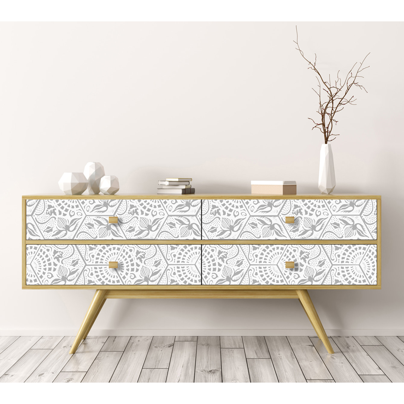 Stickers adhesivos de CERAMIKO - Hexa Gaudí 100x100