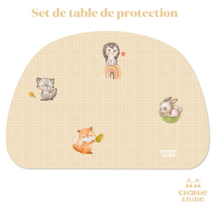 Set de table Animaux de la forêt. Découvrez le Set de table.