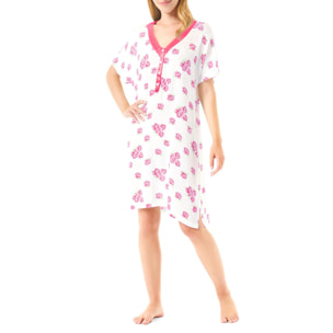 Camisón corto fucsia