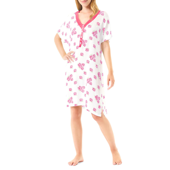 Camisón corto fucsia