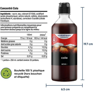 Concentré SODASTREAM COLA 440ml