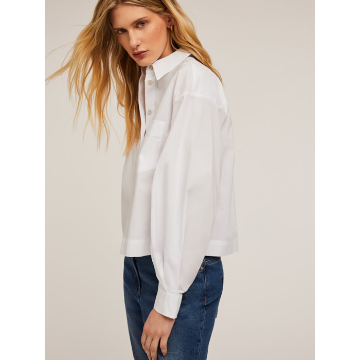 Motivi - Camicia over - Bianco