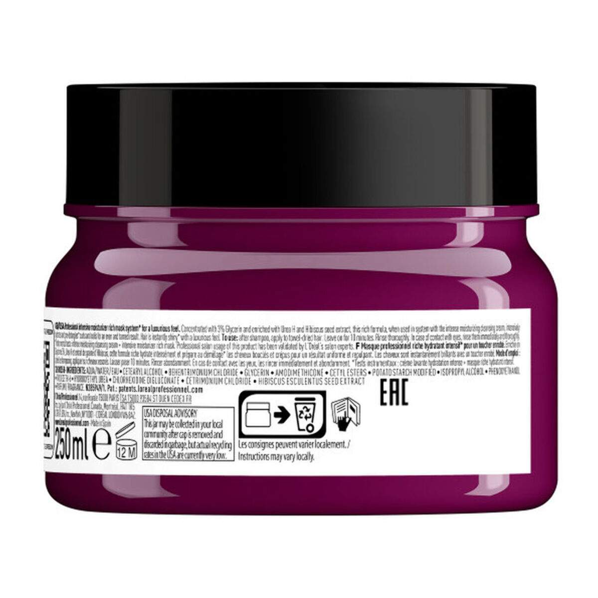 Série Expert Curl Expression - Masque Riche Hydratant Intensif - cheveux frisés à crépus 250ml