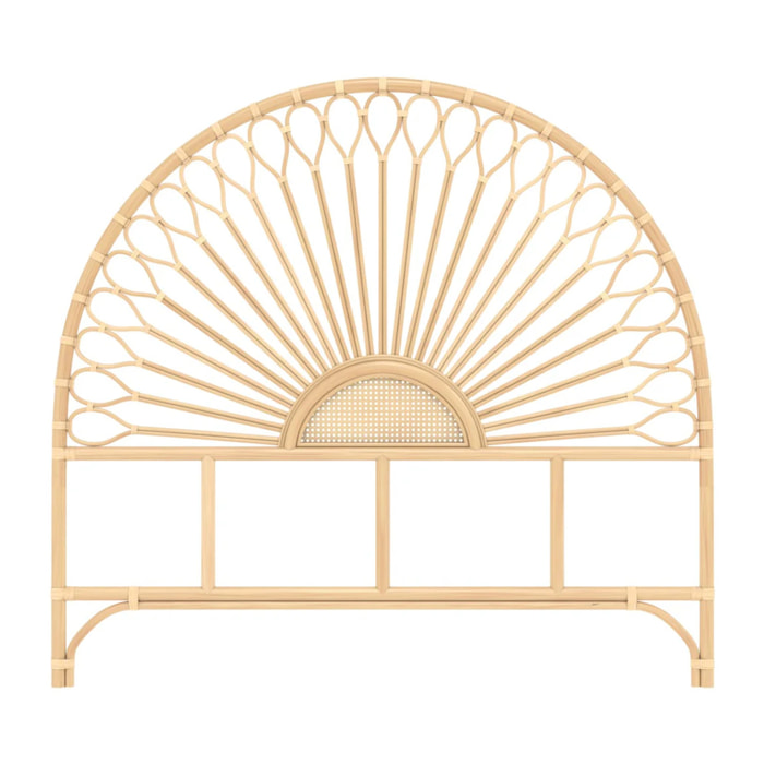 Tête de lit en rotin naturel 140 cm - Alan