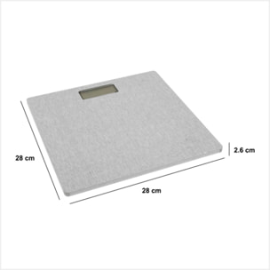 Pèse-personne en diatomite 28x28cm