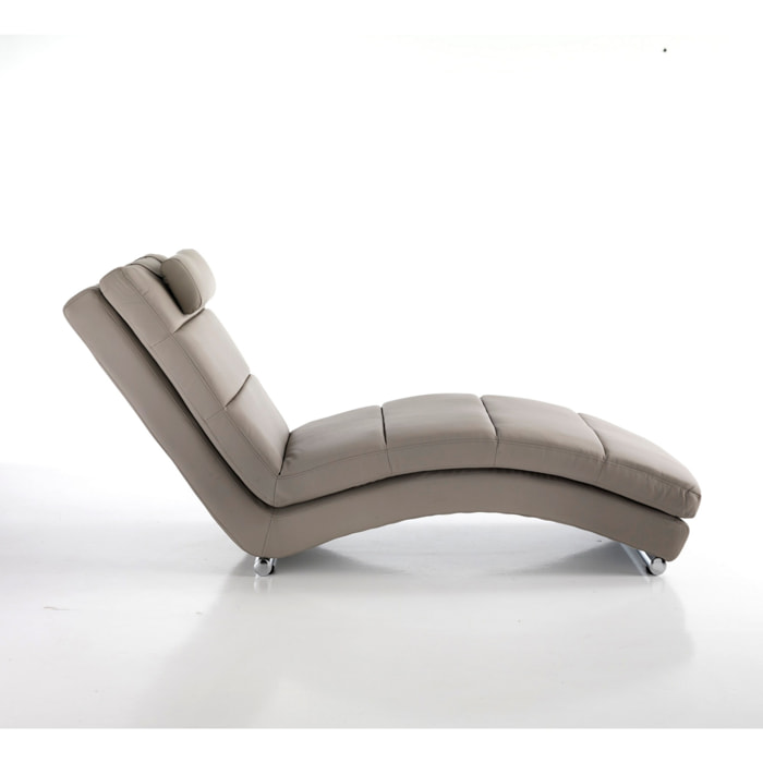 TOMASUCCI chaise longue SOFIA TAUPE Marrone