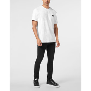PHILIPP PLEIN Camiseta de cuello redondo y manga corta CREST