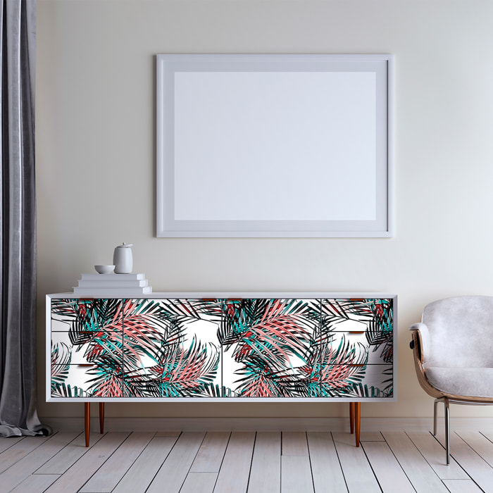 Sticker meuble tropical jaruwan 40 x 60 cm
