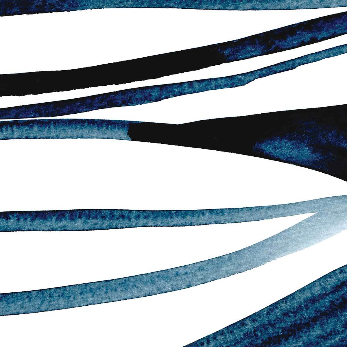 Papier peint panoramique Fils bleu Lapis Lazuli Intissé