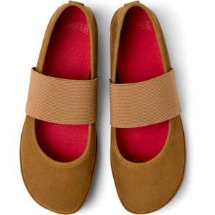 Ballerine - CAMPER Right Nina - Marrone - Nubuck