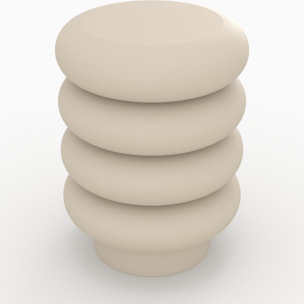 Tabouret rond en métal gris H41 cm - Félicie