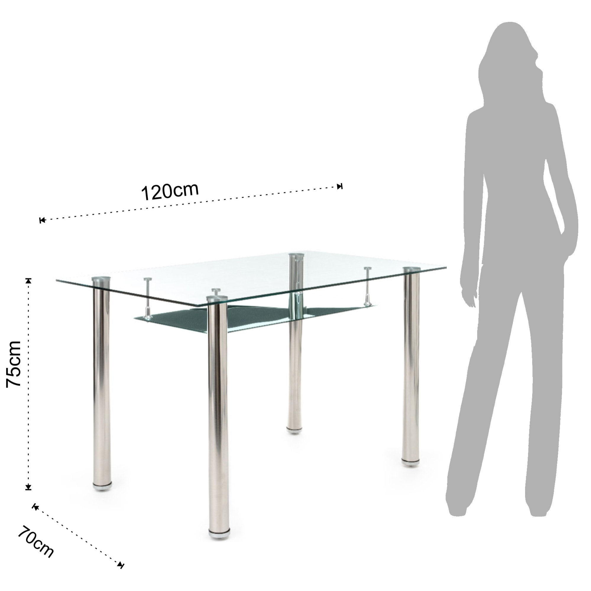 Tomasucci bureau TENSE Transparent