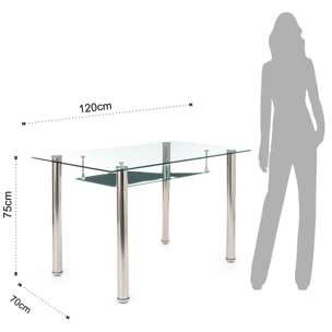 Tomasucci bureau TENSE Transparent