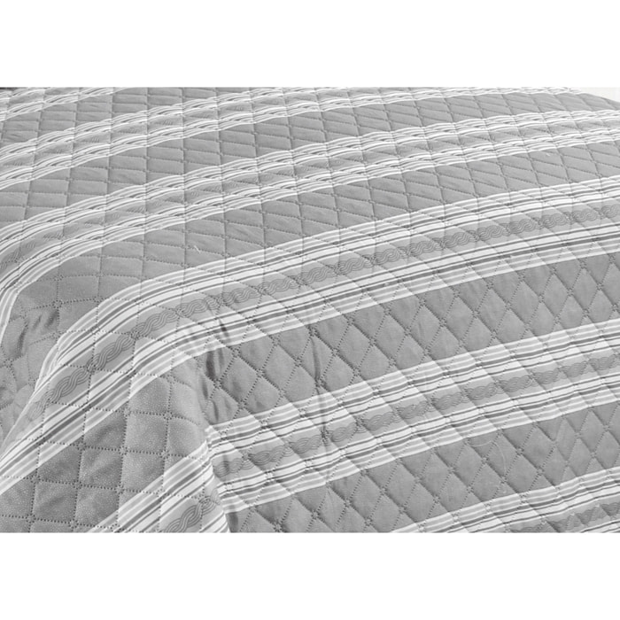 Copriletto Trapuntato Estivo 100gr Pinsonic Infinity Grigio