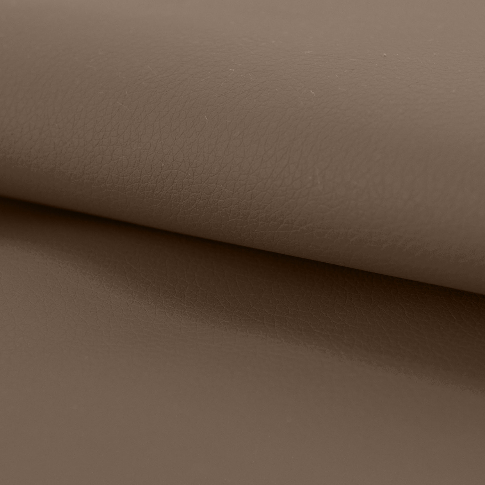 Tissu uni en simili cuir élégant - Taupe