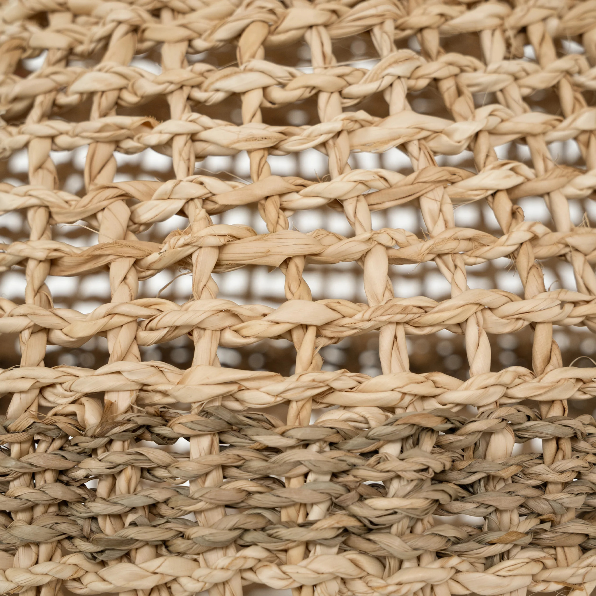 Abat-jour en feuille de palmier et posidonie ∅ 28cm - Biga