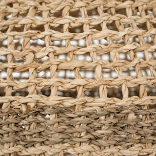 Abat-jour en feuille de palmier et posidonie ∅ 28cm - Biga