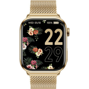 Montre connectée ICEWATCH Ice Smart 2.0 Or Bracelet Milanais
