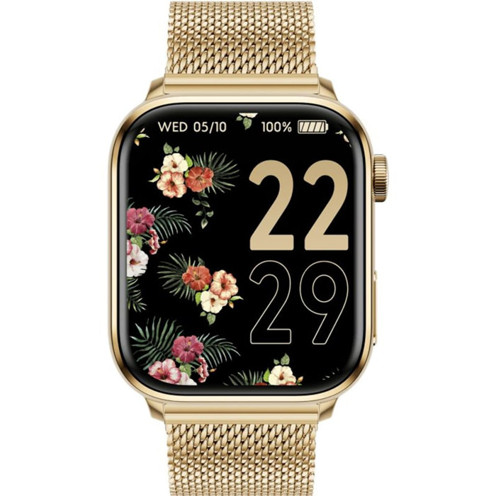 Montre connectée ICEWATCH Ice Smart 2.0 Or Bracelet Milanais