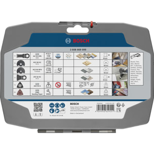 Coffret Rénovation avec 8 outils oscillants multi-fonctions - BOCSH - 2608669099